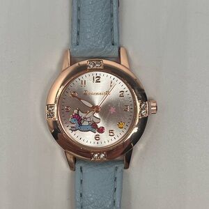 Rose Gold Hello Kitty Unicorn Watch with Blue Strap